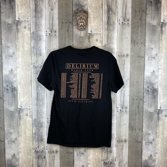 Elle Goulding Deliurum Tour Tee in Black Size Small. - Picture 2 of 6